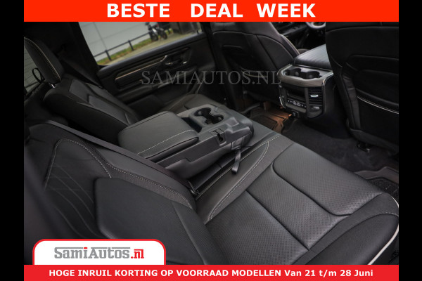 Dodge Ram 1500 Limited Night H.O 540HP 706Nm | Massage + Full Option | De Meest Luxe en Volle Pick-Up in zijn Klasse | Comfortabele Dubbele Cabine met Royale 5 Zitplaatsen | BPM vrij | Nu Leverbaar uit Voorraad | Voorraad Nr 2384 - 5408