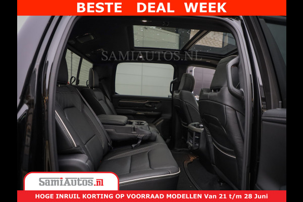 Dodge Ram 1500 Limited Night H.O 540HP 706Nm | Massage + Full Option | De Meest Luxe en Volle Pick-Up in zijn Klasse | Comfortabele Dubbele Cabine met Royale 5 Zitplaatsen | BPM vrij | Nu Leverbaar uit Voorraad | Voorraad Nr 2384 - 5408