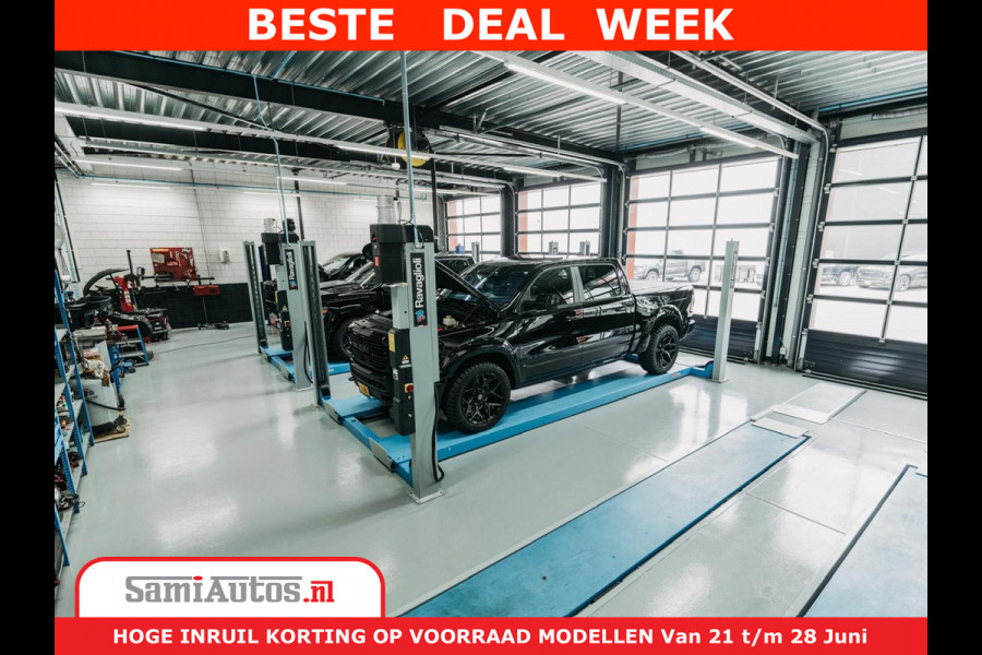 Dodge Ram 1500 Limited Night H.O 540HP 706Nm | Massage + Full Option | De Meest Luxe en Volle Pick-Up in zijn Klasse | Comfortabele Dubbele Cabine met Royale 5 Zitplaatsen | BPM vrij | Nu Leverbaar uit Voorraad | Voorraad Nr 2384 - 5408