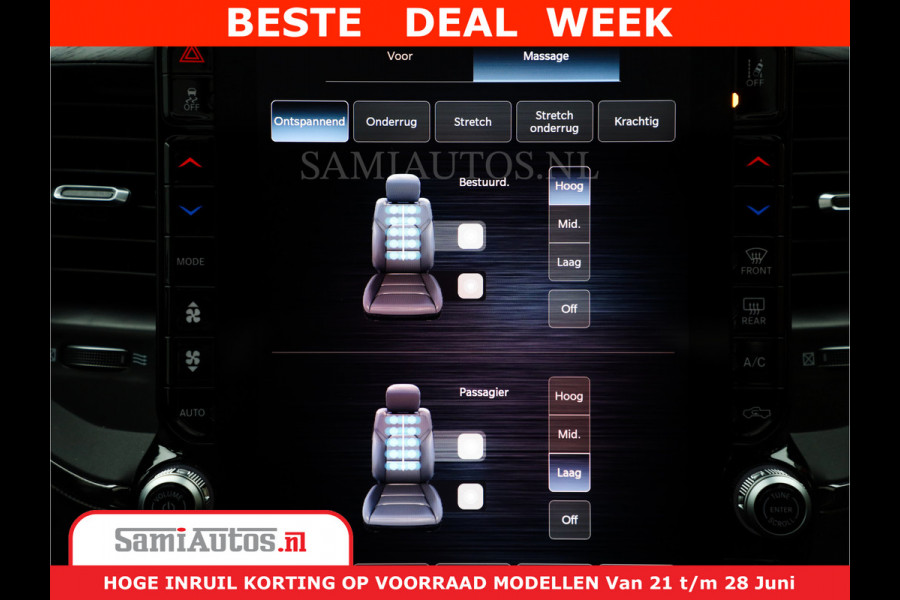 Dodge Ram 1500 Limited Night H.O 540HP 706Nm | Massage + Full Option | De Meest Luxe en Volle Pick-Up in zijn Klasse | Comfortabele Dubbele Cabine met Royale 5 Zitplaatsen | BPM vrij | Nu Leverbaar uit Voorraad | Voorraad Nr 2384 - 5408