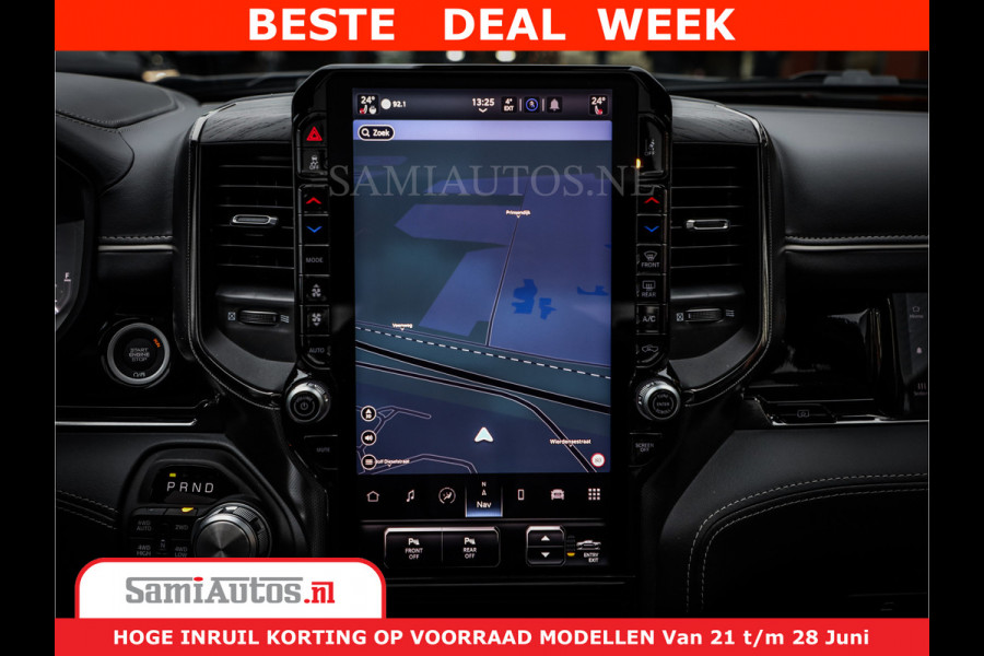 Dodge Ram 1500 Limited Night H.O 540HP 706Nm | Massage + Full Option | De Meest Luxe en Volle Pick-Up in zijn Klasse | Comfortabele Dubbele Cabine met Royale 5 Zitplaatsen | BPM vrij | Nu Leverbaar uit Voorraad | Voorraad Nr 2384 - 5408