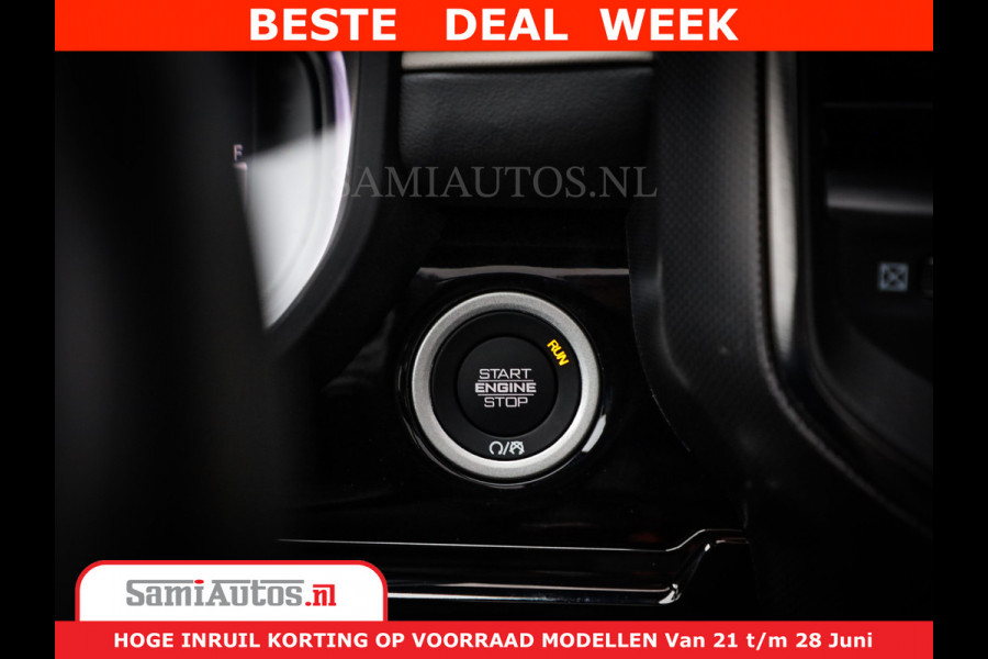 Dodge Ram 1500 Limited Night H.O 540HP 706Nm | Massage + Full Option | De Meest Luxe en Volle Pick-Up in zijn Klasse | Comfortabele Dubbele Cabine met Royale 5 Zitplaatsen | BPM vrij | Nu Leverbaar uit Voorraad | Voorraad Nr 2384 - 5408