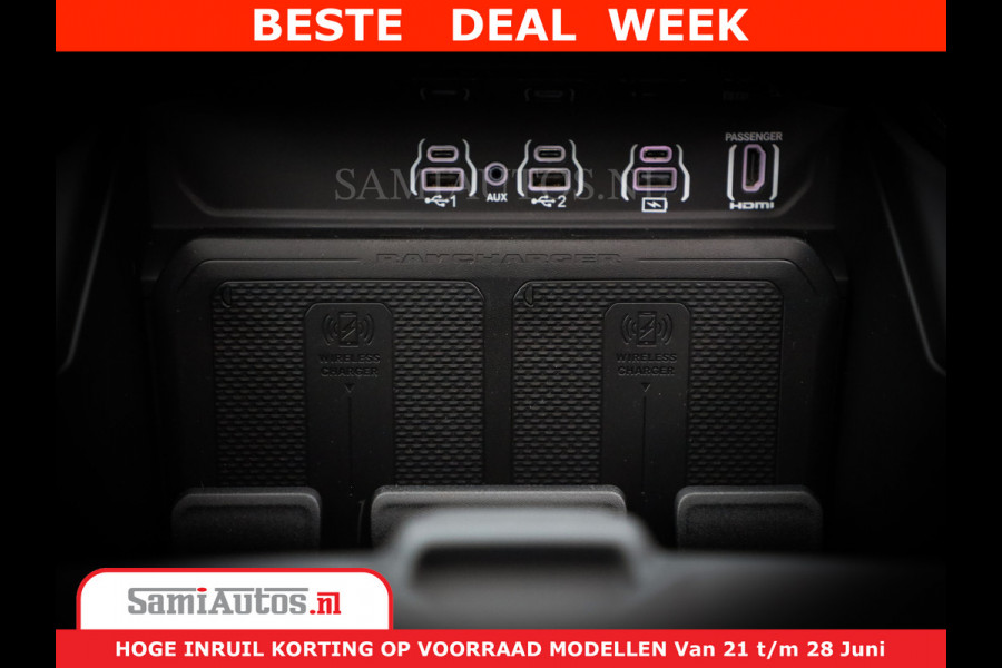 Dodge Ram 1500 Limited Night H.O 540HP 706Nm | Massage + Full Option | De Meest Luxe en Volle Pick-Up in zijn Klasse | Comfortabele Dubbele Cabine met Royale 5 Zitplaatsen | BPM vrij | Nu Leverbaar uit Voorraad | Voorraad Nr 2384 - 5408
