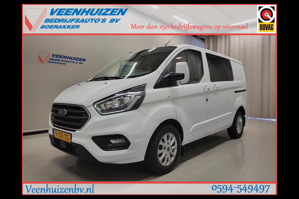Ford Transit Custom 2.0TDCI 131pk Dubbele Cabine 2X Schuifdeur Euro 6! Ford Transit Custom 2.0TDCI 131pk Dubbele Cabine 2X Schuifdeur Euro 6!
