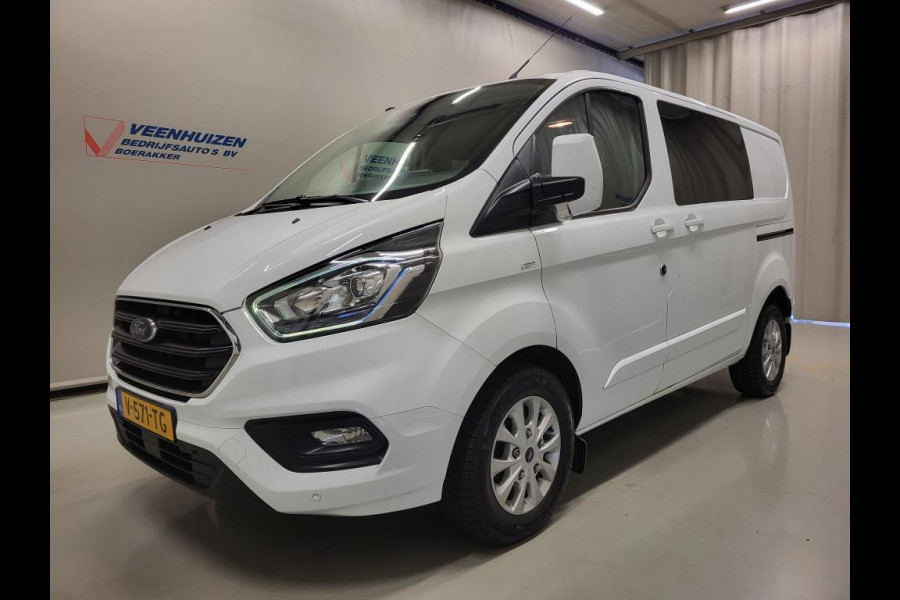 Ford Transit Custom 2.0TDCI 131pk Dubbele Cabine 2X Schuifdeur Euro 6!