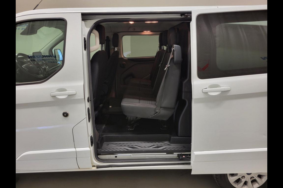 Ford Transit Custom 2.0TDCI 131pk Dubbele Cabine 2X Schuifdeur Euro 6!