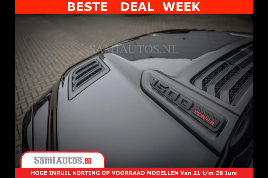 Dodge Ram 1500 Limited Night High Output 540HP 706Nm | Massage + Full Option | De Meest Luxe en Volle Pick-Up in zijn Klasse | Comfortabele Dubbele Cabine met Royale 5 Zitplaatsen | BPM vrij | Nu Leverbaar uit Voorraad | Voorraad Nr 2304 - 8540