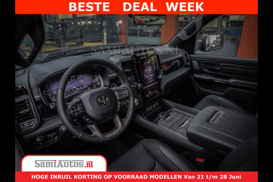 Dodge Ram 1500 Limited Night High Output 540HP 706Nm | Massage + Full Option | De Meest Luxe en Volle Pick-Up in zijn Klasse | Comfortabele Dubbele Cabine met Royale 5 Zitplaatsen | BPM vrij | Nu Leverbaar uit Voorraad | Voorraad Nr 2304 - 8540