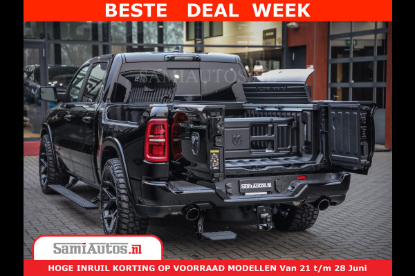 Dodge Ram 1500 Limited Night High Output 540HP 706Nm | Massage + Full Option | De Meest Luxe en Volle Pick-Up in zijn Klasse | Comfortabele Dubbele Cabine met Royale 5 Zitplaatsen | BPM vrij | Nu Leverbaar uit Voorraad | Voorraad Nr 2304 - 8540