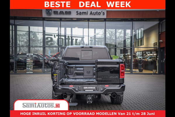 Dodge Ram 1500 Limited Night High Output 540HP 706Nm | Massage + Full Option | De Meest Luxe en Volle Pick-Up in zijn Klasse | Comfortabele Dubbele Cabine met Royale 5 Zitplaatsen | BPM vrij | Nu Leverbaar uit Voorraad | Voorraad Nr 2304 - 8540
