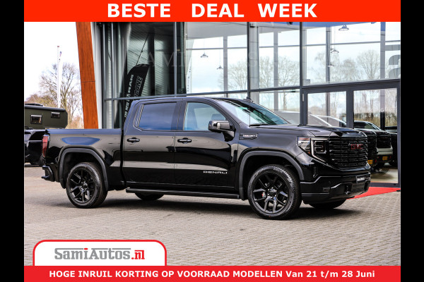 GMC Sierra DENALI 6,2 V8 Full Option | De Meest Luxe Pick-Up in zijn Klasse | Comfortabele Dubbele Cabine met Royale 5 Zitplaatsen | BPM vrij | Nu Leverbaar uit Voorraad | Voorraad Nr 418902