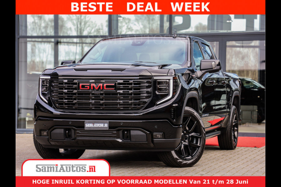 GMC Sierra DENALI 6,2 V8 Full Option | De Meest Luxe Pick-Up in zijn Klasse | Comfortabele Dubbele Cabine met Royale 5 Zitplaatsen | BPM vrij | Nu Leverbaar uit Voorraad | Voorraad Nr 418902