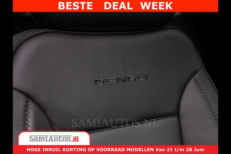 GMC Sierra DENALI 6,2 V8 Full Option | De Meest Luxe Pick-Up in zijn Klasse | Comfortabele Dubbele Cabine met Royale 5 Zitplaatsen | BPM vrij | Nu Leverbaar uit Voorraad | Voorraad Nr 418902