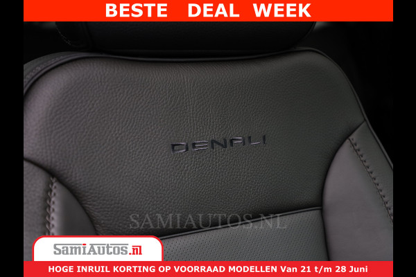 GMC Sierra DENALI 6,2 V8 Full Option | De Meest Luxe Pick-Up in zijn Klasse | Comfortabele Dubbele Cabine met Royale 5 Zitplaatsen | BPM vrij | Nu Leverbaar uit Voorraad | Voorraad Nr 418902
