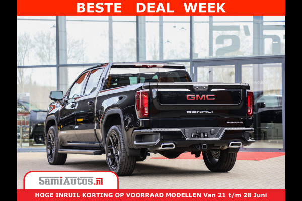 GMC Sierra DENALI 6,2 V8 Full Option | De Meest Luxe Pick-Up in zijn Klasse | Comfortabele Dubbele Cabine met Royale 5 Zitplaatsen | BPM vrij | Nu Leverbaar uit Voorraad | Voorraad Nr 418902