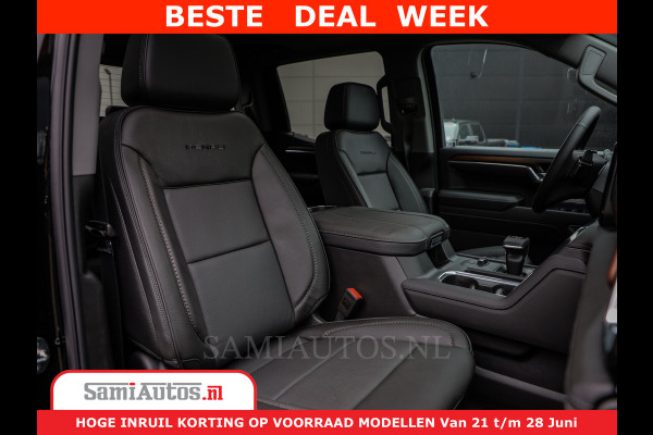GMC Sierra DENALI 6,2 V8 Full Option | De Meest Luxe Pick-Up in zijn Klasse | Comfortabele Dubbele Cabine met Royale 5 Zitplaatsen | BPM vrij | Nu Leverbaar uit Voorraad | Voorraad Nr 418902