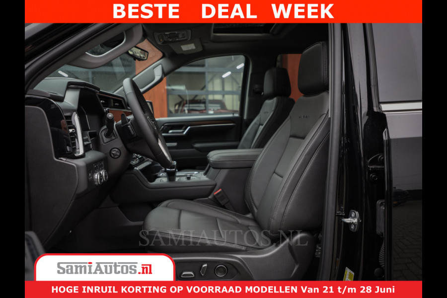 GMC Sierra DENALI 6,2 V8 Full Option | De Meest Luxe Pick-Up in zijn Klasse | Comfortabele Dubbele Cabine met Royale 5 Zitplaatsen | BPM vrij | Nu Leverbaar uit Voorraad | Voorraad Nr 418902