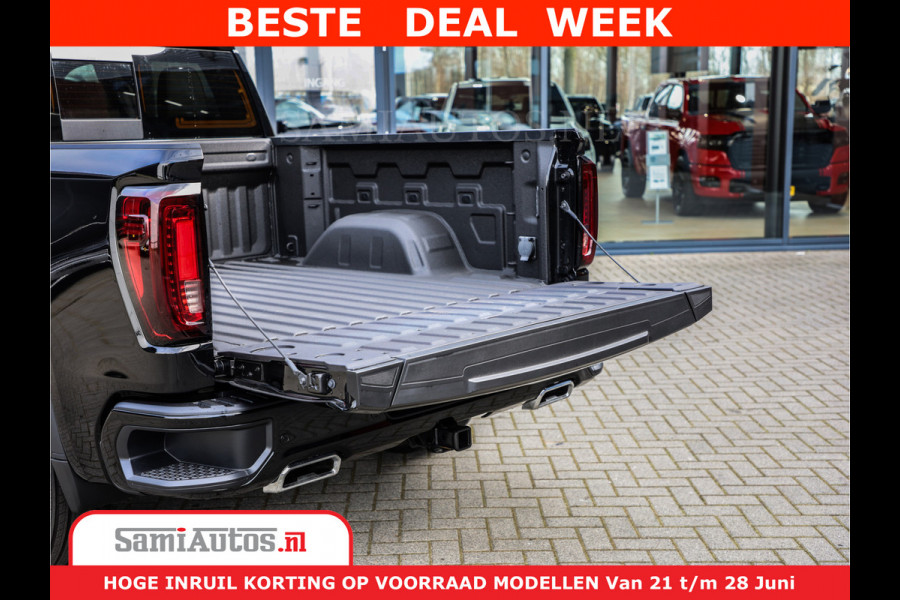 GMC Sierra DENALI 6,2 V8 Full Option | De Meest Luxe Pick-Up in zijn Klasse | Comfortabele Dubbele Cabine met Royale 5 Zitplaatsen | BPM vrij | Nu Leverbaar uit Voorraad | Voorraad Nr 418902