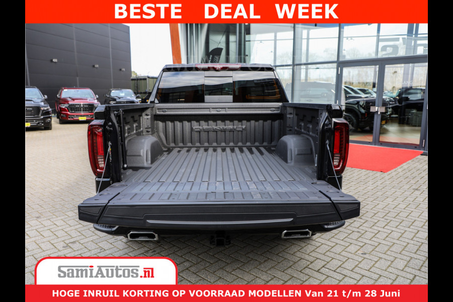 GMC Sierra DENALI 6,2 V8 Full Option | De Meest Luxe Pick-Up in zijn Klasse | Comfortabele Dubbele Cabine met Royale 5 Zitplaatsen | BPM vrij | Nu Leverbaar uit Voorraad | Voorraad Nr 418902