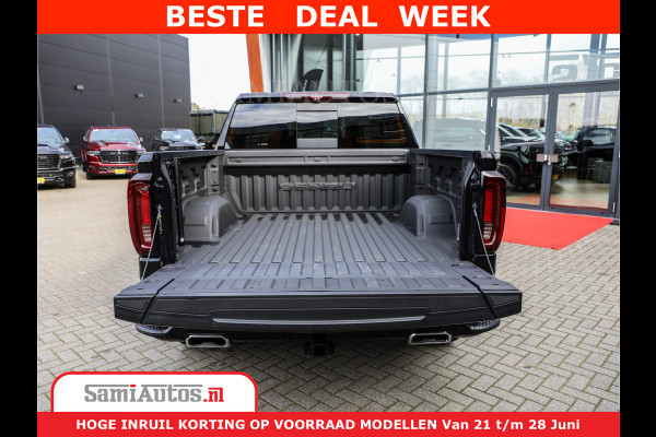 GMC Sierra DENALI 6,2 V8 Full Option | De Meest Luxe Pick-Up in zijn Klasse | Comfortabele Dubbele Cabine met Royale 5 Zitplaatsen | BPM vrij | Nu Leverbaar uit Voorraad | Voorraad Nr 418902