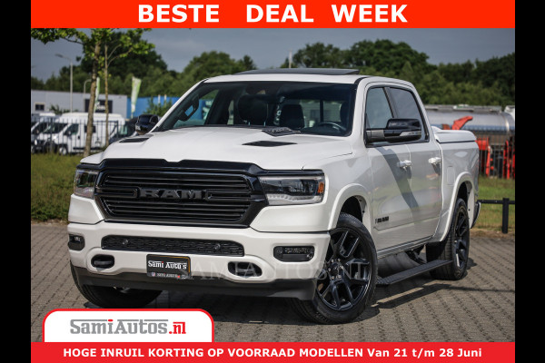 Dodge Ram 1500 Laramie Night Edition | 5.7V8 4X4 | Sport Line met Panorama dak en Camera en veel meer | Luxe Leder | Comfortabele Dubbele Cabine met Royale 5 Zitplaatsen |