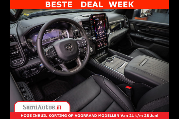 Dodge Ram 1500 Limited Night High Output 540HP 706Nm | Massage + Full Option | De Meest Luxe en Volle Pick-Up in zijn Klasse | Comfortabele Dubbele Cabine met Royale 5 Zitplaatsen | BPM vrij | Nu Leverbaar uit Voorraad | Voorraad Nr 2354 - 3380