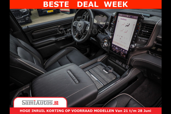 Dodge Ram 1500 Limited Night High Output 540HP 706Nm | Massage + Full Option | De Meest Luxe en Volle Pick-Up in zijn Klasse | Comfortabele Dubbele Cabine met Royale 5 Zitplaatsen | BPM vrij | Nu Leverbaar uit Voorraad | Voorraad Nr 2354 - 3380
