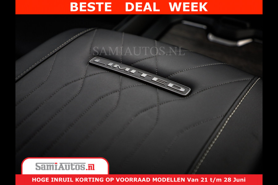 Dodge Ram 1500 Limited Night High Output 540HP 706Nm | Massage + Full Option | De Meest Luxe en Volle Pick-Up in zijn Klasse | Comfortabele Dubbele Cabine met Royale 5 Zitplaatsen | BPM vrij | Nu Leverbaar uit Voorraad | Voorraad Nr 2354 - 3380