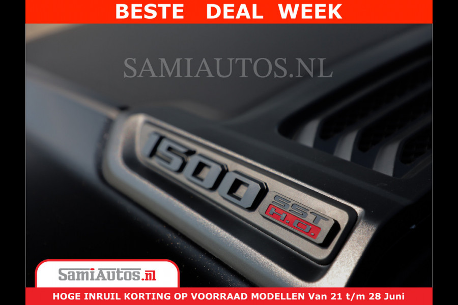 Dodge Ram 1500 Limited Night High Output 540HP 706Nm | Massage + Full Option | De Meest Luxe en Volle Pick-Up in zijn Klasse | Comfortabele Dubbele Cabine met Royale 5 Zitplaatsen | BPM vrij | Nu Leverbaar uit Voorraad | Voorraad Nr 2354 - 3380