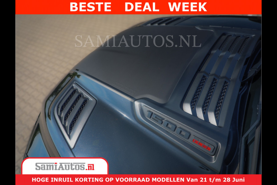 Dodge Ram 1500 Limited Night High Output 540HP 706Nm | Massage + Full Option | De Meest Luxe en Volle Pick-Up in zijn Klasse | Comfortabele Dubbele Cabine met Royale 5 Zitplaatsen | BPM vrij | Nu Leverbaar uit Voorraad | Voorraad Nr 2354 - 3380