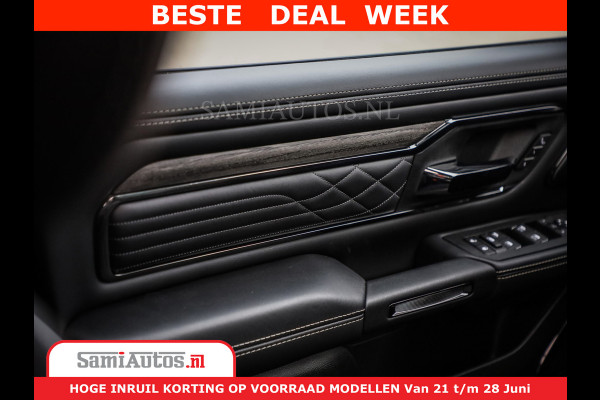 Dodge Ram 1500 Limited Night High Output 540HP 706Nm | Massage + Full Option | De Meest Luxe en Volle Pick-Up in zijn Klasse | Comfortabele Dubbele Cabine met Royale 5 Zitplaatsen | BPM vrij | Nu Leverbaar uit Voorraad | Voorraad Nr 2354 - 3380