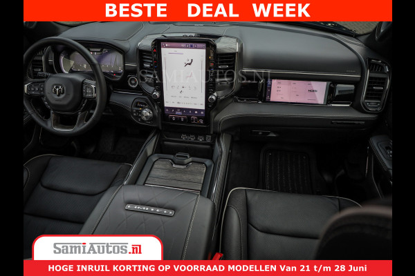 Dodge Ram 1500 Limited Night High Output 540HP 706Nm | Massage + Full Option | De Meest Luxe en Volle Pick-Up in zijn Klasse | Comfortabele Dubbele Cabine met Royale 5 Zitplaatsen | BPM vrij | Nu Leverbaar uit Voorraad | Voorraad Nr 2354 - 3380