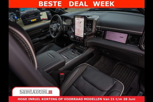Dodge Ram 1500 Limited Night High Output 540HP 706Nm | Massage + Full Option | De Meest Luxe en Volle Pick-Up in zijn Klasse | Comfortabele Dubbele Cabine met Royale 5 Zitplaatsen | BPM vrij | Nu Leverbaar uit Voorraad | Voorraad Nr 2354 - 3380