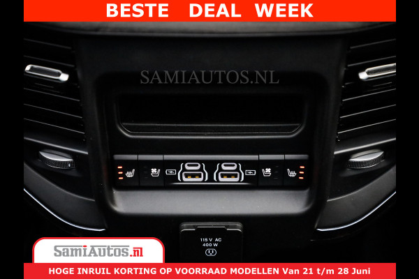 Dodge Ram 1500 Limited Night High Output 540HP 706Nm | Massage + Full Option | De Meest Luxe en Volle Pick-Up in zijn Klasse | Comfortabele Dubbele Cabine met Royale 5 Zitplaatsen | BPM vrij | Nu Leverbaar uit Voorraad | Voorraad Nr 2354 - 3380