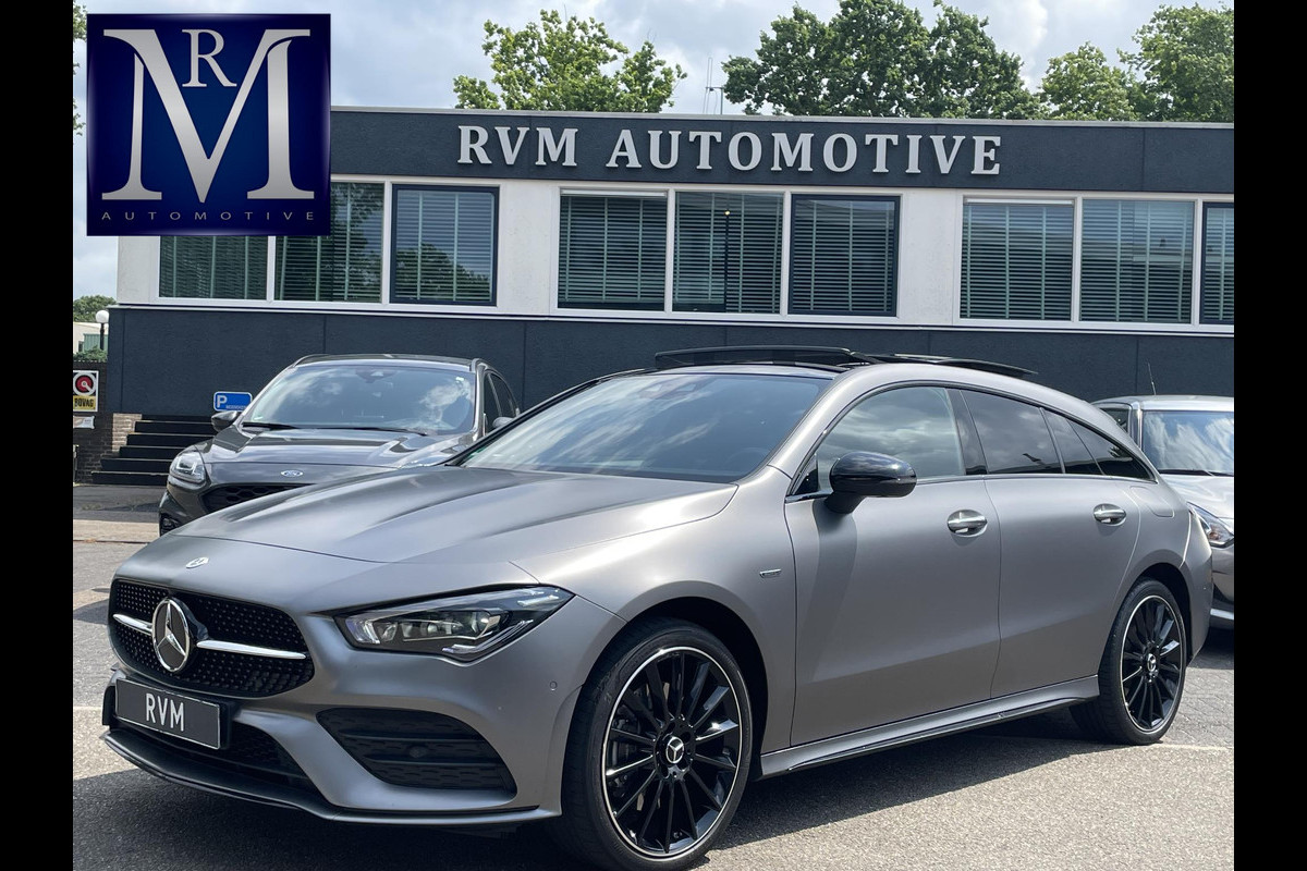 Mercedes-Benz CLA-Klasse Shooting Brake 250 e AMG Line 360 CAMERA | BURMESTER AUDIO | PANO | AMBILIGHT | DODE HOEK MELDING | RIJKLAARPRIJS incl. 12 mnd BOVAG Mercedes-Benz CLA-Klasse Shooting Brake 250 e AMG Line 360 CAMERA | BURMESTER AUDIO | PANO | AMBILIGHT | DODE HOEK MELDING | RIJKLAARPRIJS incl. 12 mnd BOVAG
