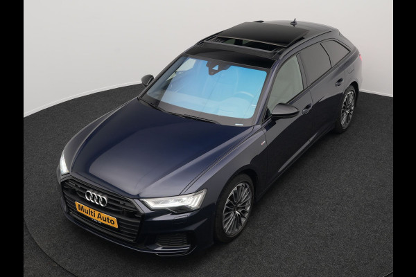 Audi A6 Avant 55 TFSI e Quattro S Line Plug In Hybrid 367pk PHEV | Panodak | Trekhaak af Fabriek | Adaptive Cruise | Head Up | Matrix LED | Lederen Sportstoelen Memory | Camera | Apple Carplay |