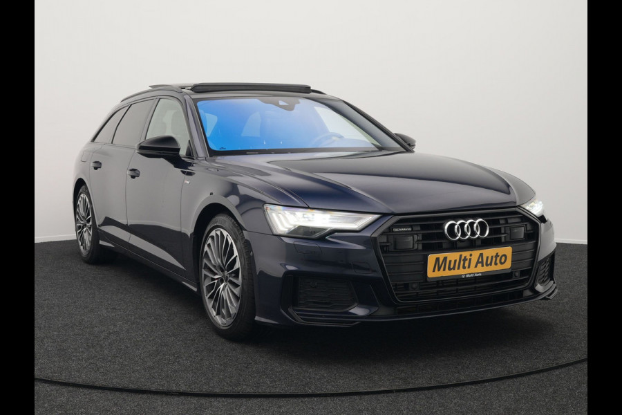 Audi A6 Avant 55 TFSI e Quattro S Line Plug In Hybrid 367pk PHEV | Panodak | Trekhaak af Fabriek | Adaptive Cruise | Head Up | Matrix LED | Lederen Sportstoelen Memory | Camera | Apple Carplay |