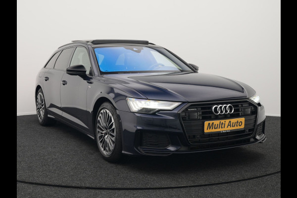Audi A6 Avant 55 TFSI e Quattro S Line Plug In Hybrid 367pk PHEV | Panodak | Trekhaak af Fabriek | Adaptive Cruise | Head Up | Matrix LED | Lederen Sportstoelen Memory | Camera | Apple Carplay |