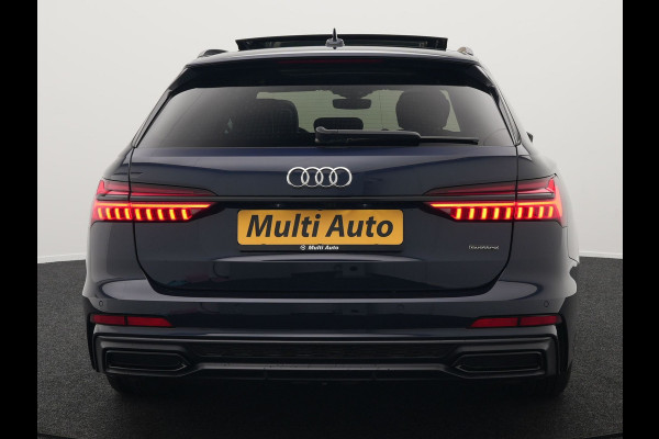 Audi A6 Avant 55 TFSI e Quattro S Line Plug In Hybrid 367pk PHEV | Panodak | Trekhaak af Fabriek | Adaptive Cruise | Head Up | Matrix LED | Lederen Sportstoelen Memory | Camera | Apple Carplay |