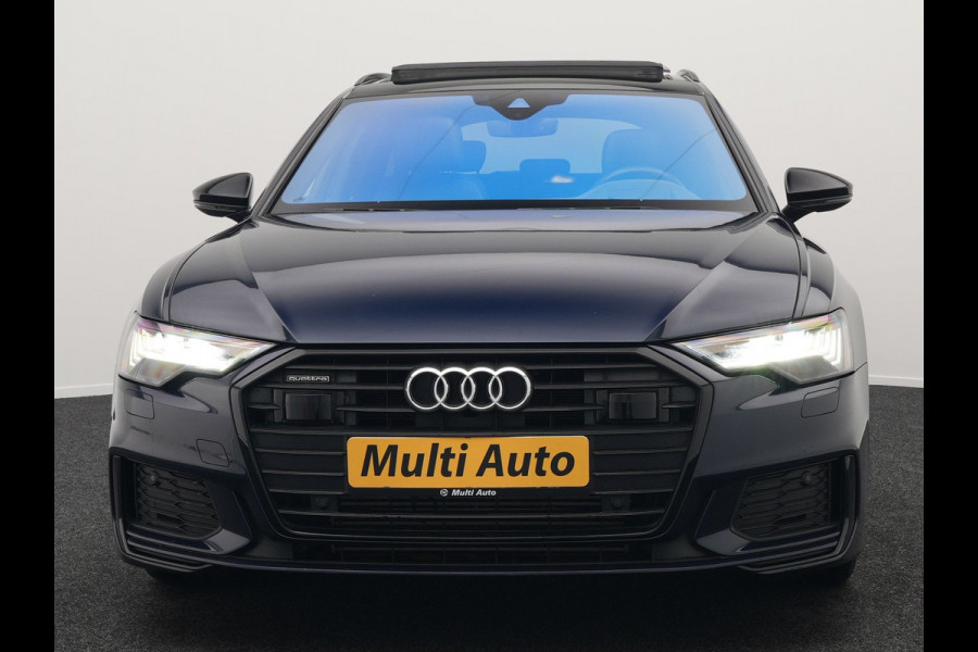 Audi A6 Avant 55 TFSI e Quattro S Line Plug In Hybrid 367pk PHEV | Panodak | Trekhaak af Fabriek | Adaptive Cruise | Head Up | Matrix LED | Lederen Sportstoelen Memory | Camera | Apple Carplay |