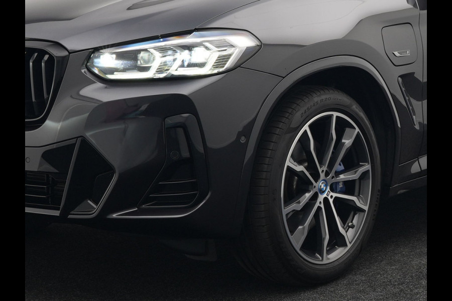 BMW X3 xDrive30e M Sport Plug In Hybrid 293pk Facelift Model PHEV | Trekhaak af Fabriek | 360 Camera | Lederen Sportstoelen Memory | 20"L.M | Apple Carplay | Stuurverwaming | Sfeerverlichting | Navi Prof | BLIS |