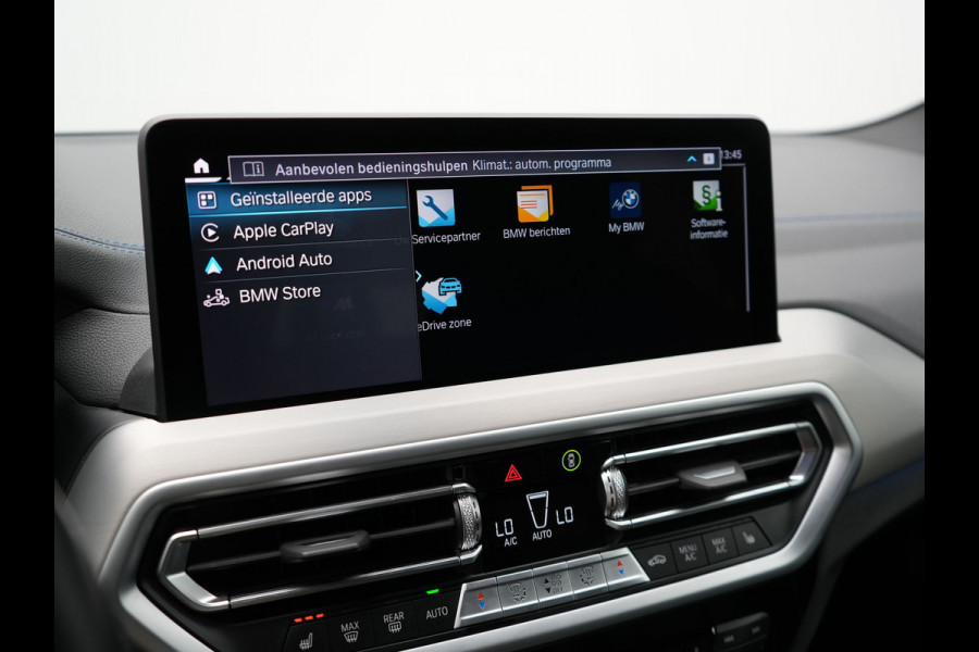 BMW X3 xDrive30e M Sport Plug In Hybrid 293pk Facelift Model PHEV | Trekhaak af Fabriek | 360 Camera | Lederen Sportstoelen Memory | 20"L.M | Apple Carplay | Stuurverwaming | Sfeerverlichting | Navi Prof | BLIS |