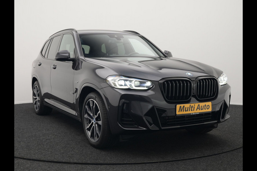 BMW X3 xDrive30e M Sport Plug In Hybrid 293pk Facelift Model PHEV | Trekhaak af Fabriek | 360 Camera | Lederen Sportstoelen Memory | 20"L.M | Apple Carplay | Stuurverwaming | Sfeerverlichting | Navi Prof | BLIS |