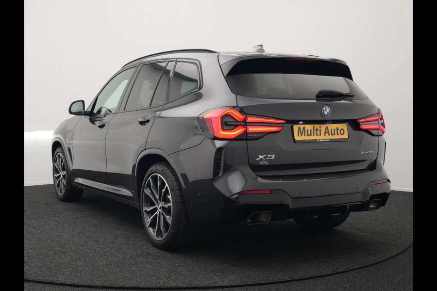 BMW X3 xDrive30e M Sport Plug In Hybrid 293pk Facelift Model PHEV | Trekhaak af Fabriek | 360 Camera | Lederen Sportstoelen Memory | 20"L.M | Apple Carplay | Stuurverwaming | Sfeerverlichting | Navi Prof | BLIS |