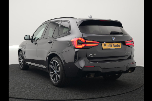 BMW X3 xDrive30e M Sport Plug In Hybrid 293pk Facelift Model PHEV | Trekhaak af Fabriek | 360 Camera | Lederen Sportstoelen Memory | 20"L.M | Apple Carplay | Stuurverwaming | Sfeerverlichting | Navi Prof | BLIS |