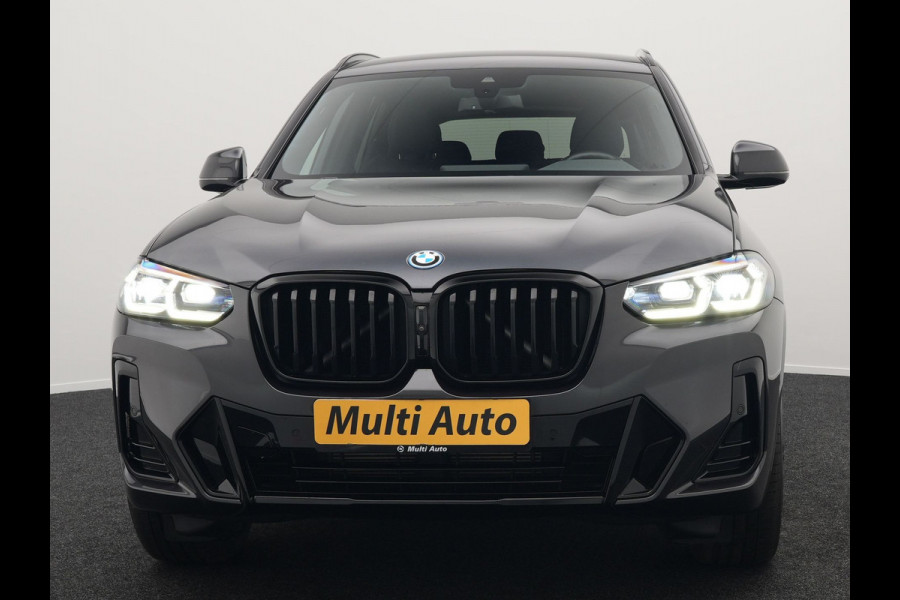 BMW X3 xDrive30e M Sport Plug In Hybrid 293pk Facelift Model PHEV | Trekhaak af Fabriek | 360 Camera | Lederen Sportstoelen Memory | 20"L.M | Apple Carplay | Stuurverwaming | Sfeerverlichting | Navi Prof | BLIS |