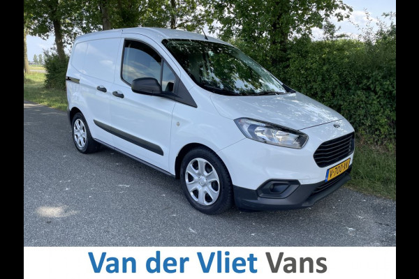 Ford Transit Courier 1.5 TDCI E6 Trend BPM Vrij! Lease €142 p/m, Airco, Navi, PDC, Schuifdeur, Volledig onderhoudshistorie aanwezig