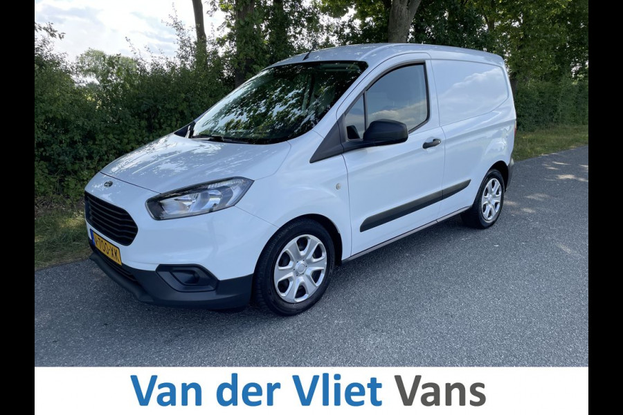 Ford Transit Courier 1.5 TDCI E6 Trend BPM Vrij! Lease €142 p/m, Airco, Navi, PDC, Schuifdeur, Volledig onderhoudshistorie aanwezig