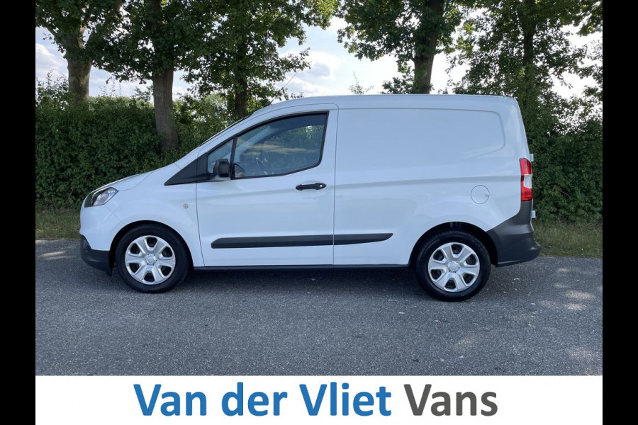 Ford Transit Courier 1.5 TDCI E6 Trend BPM Vrij! Lease €142 p/m, Airco, Navi, PDC, Schuifdeur, Volledig onderhoudshistorie aanwezig