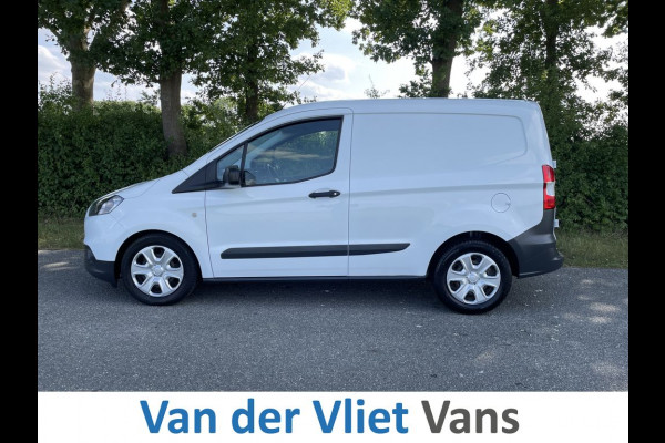 Ford Transit Courier 1.5 TDCI E6 Trend BPM Vrij! Lease €142 p/m, Airco, Navi, PDC, Schuifdeur, Volledig onderhoudshistorie aanwezig